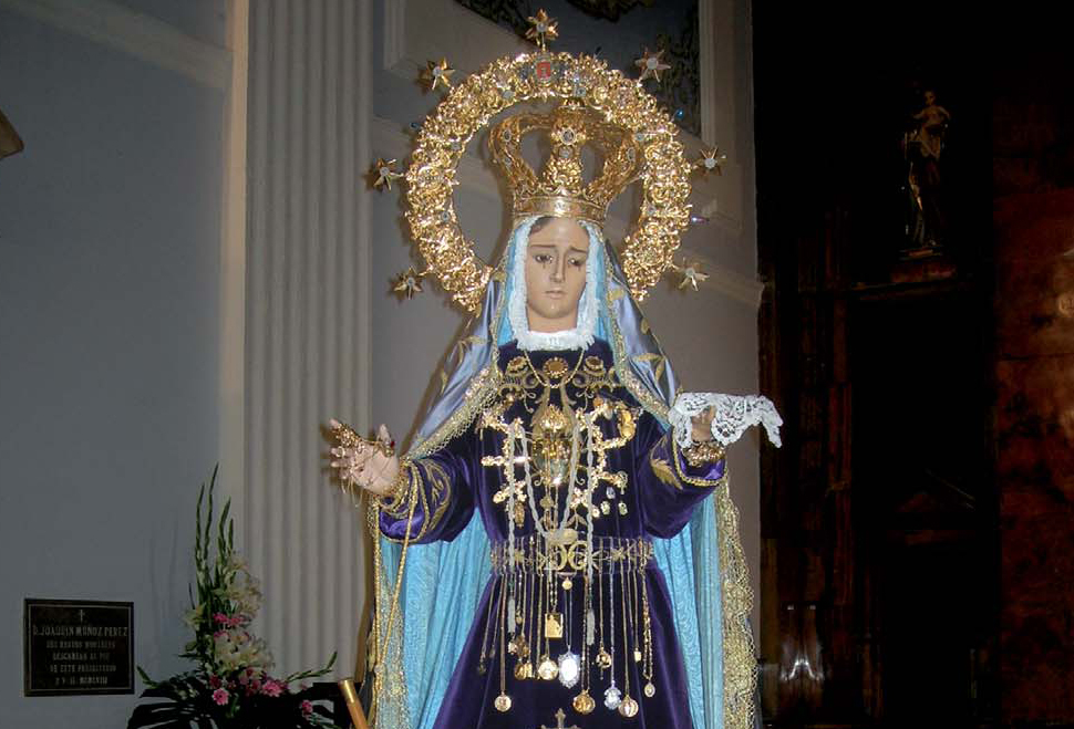 La Virgen de los Dolores, patrona de Turís.