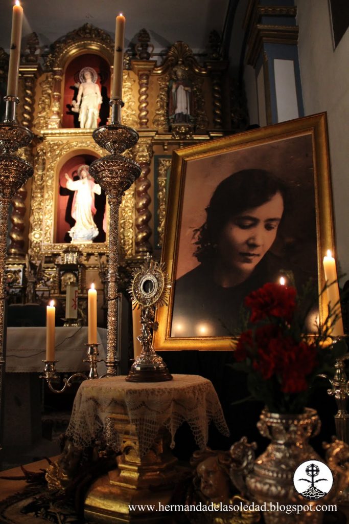La Hermandad de la Soledad en Pozoblanco honra a la beata Teresa en la parroquia de San Sebastián.