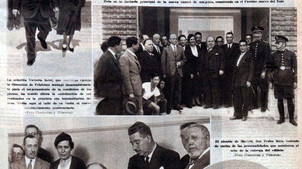 Inauguración de la cárcel de Ventas el 31 de agosto de 1933.