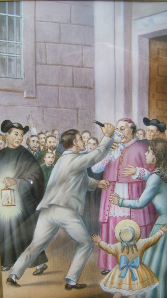 Atentado contra Claret en Holguín (Cuba) el 1 de febrero de 1856.