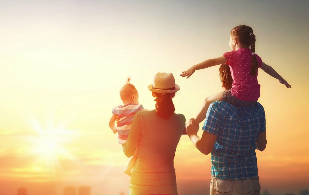 Las familias con hijos generan bienestar