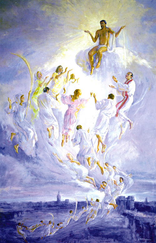 La glorificación de los mártires valencianos, lienzo de José Grassa.