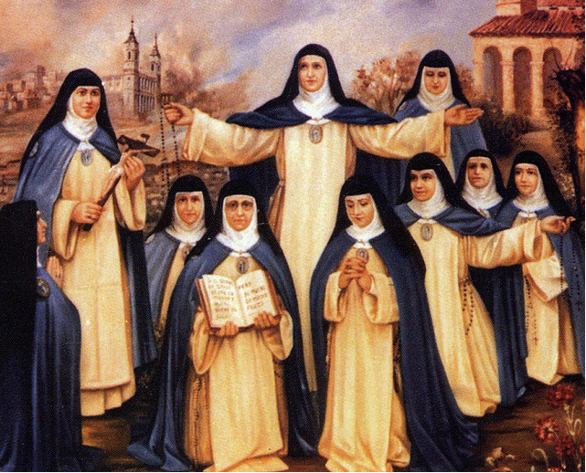 Las diez mártires del convento de concepcionistas franciscanas de San José en Madrid.