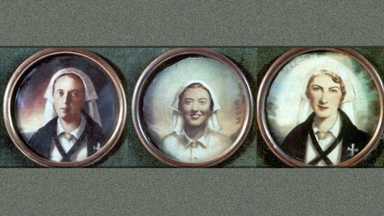 Las tres enfermeras mártires de Astorga: Olga, Octavia y Pilar.