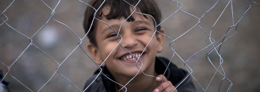 niños refugiados