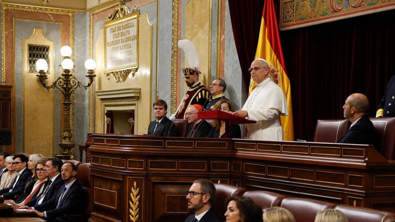 papa león xiv congreso discurso vicente valles y carlos alsina